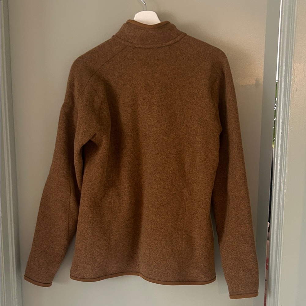 Patagonia better sweater 1/4-Zip Pullover nest brown size L - Picture 5 of 5